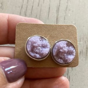 Fashion Earrings light purple